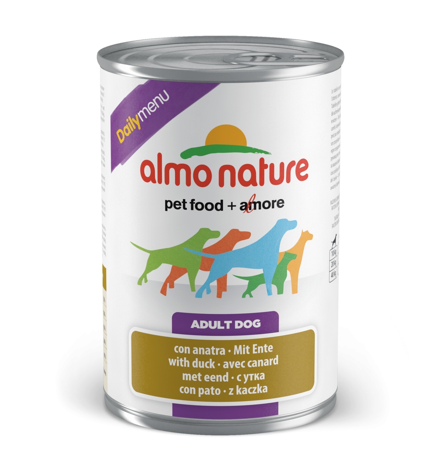 Almo Nature (консервы) консервы для собак "Меню с уткой" (400 г) 