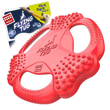 GiGwi GiGwi игрушка флайнг таг, красный, резина (369 г) популярная игрушка для игры на открытом воздухе без заусенцев игрушка для детей игрушка для брызг
