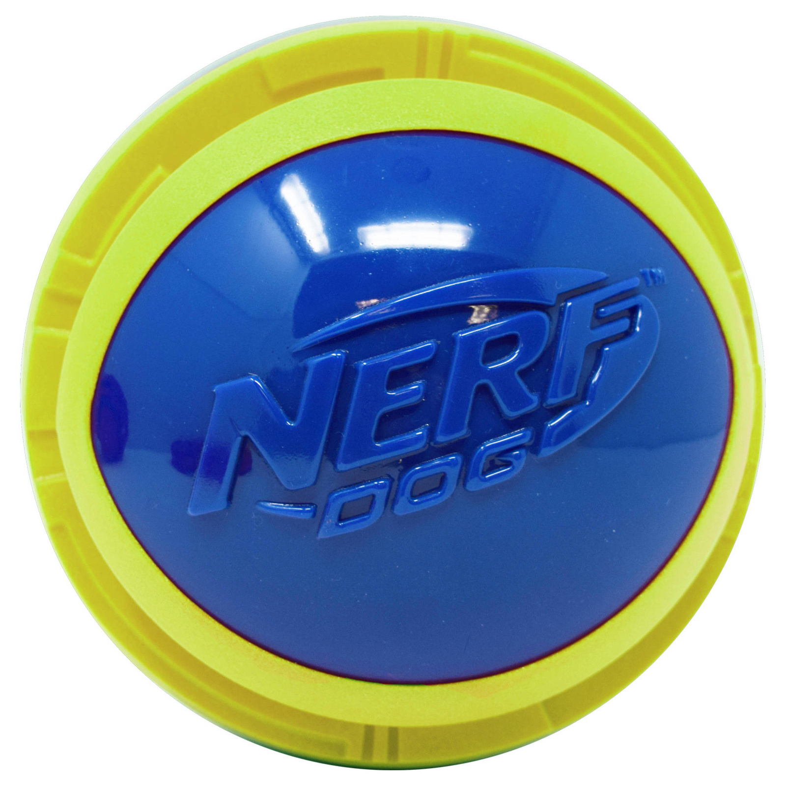 Nerf Nerf мяч из вспененной резины и термопластичной резины,14 см (серия Мегатон), (синий/зеленый) (390 г) nerf nerf мяч светящийся прозрачный 8 см синий зеленый 159 г