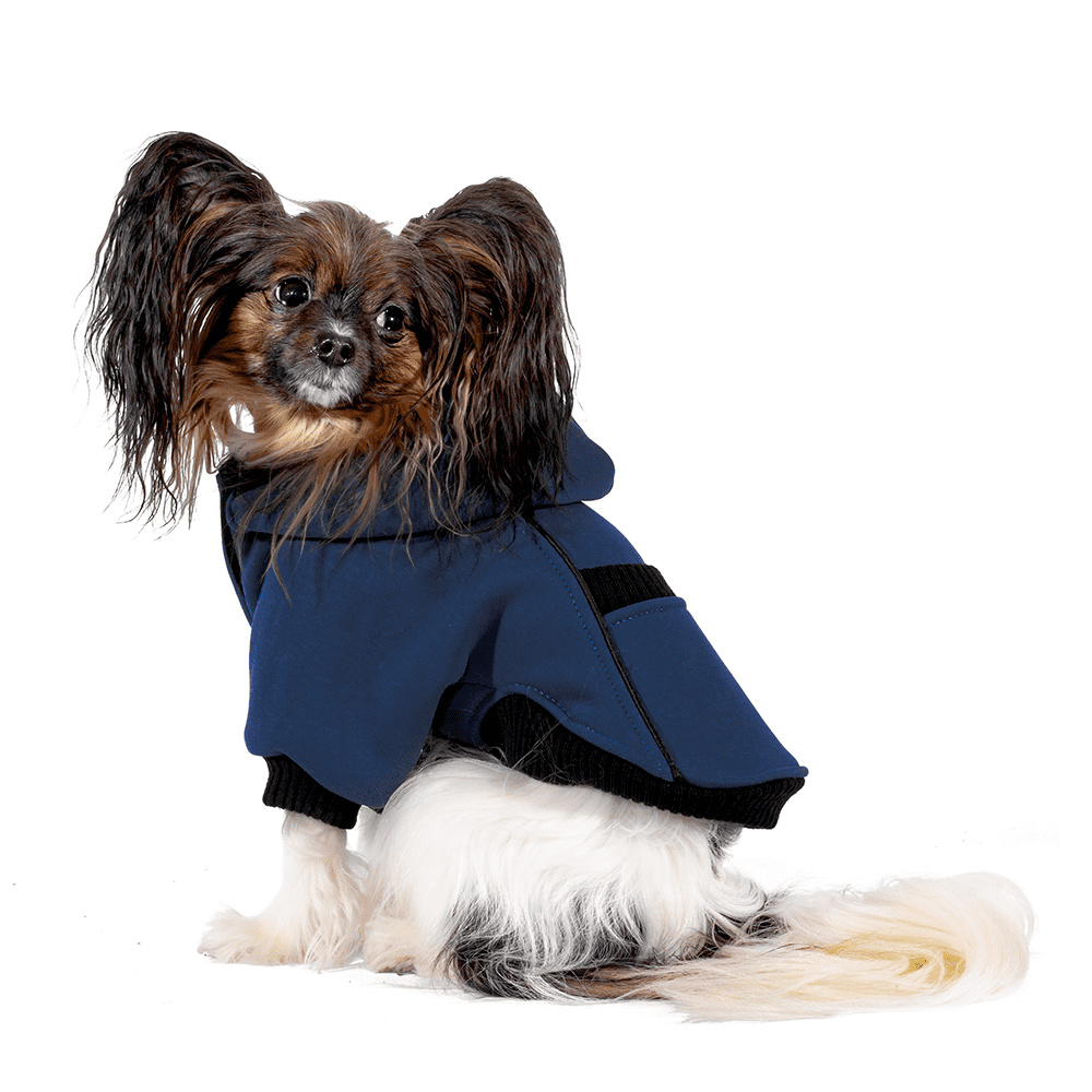 Tappi одежда Tappi одежда толстовка для собак Флип, черный/индиго (L) tappi одежда tappi одежда толстовка флип для собак ментол 156 г