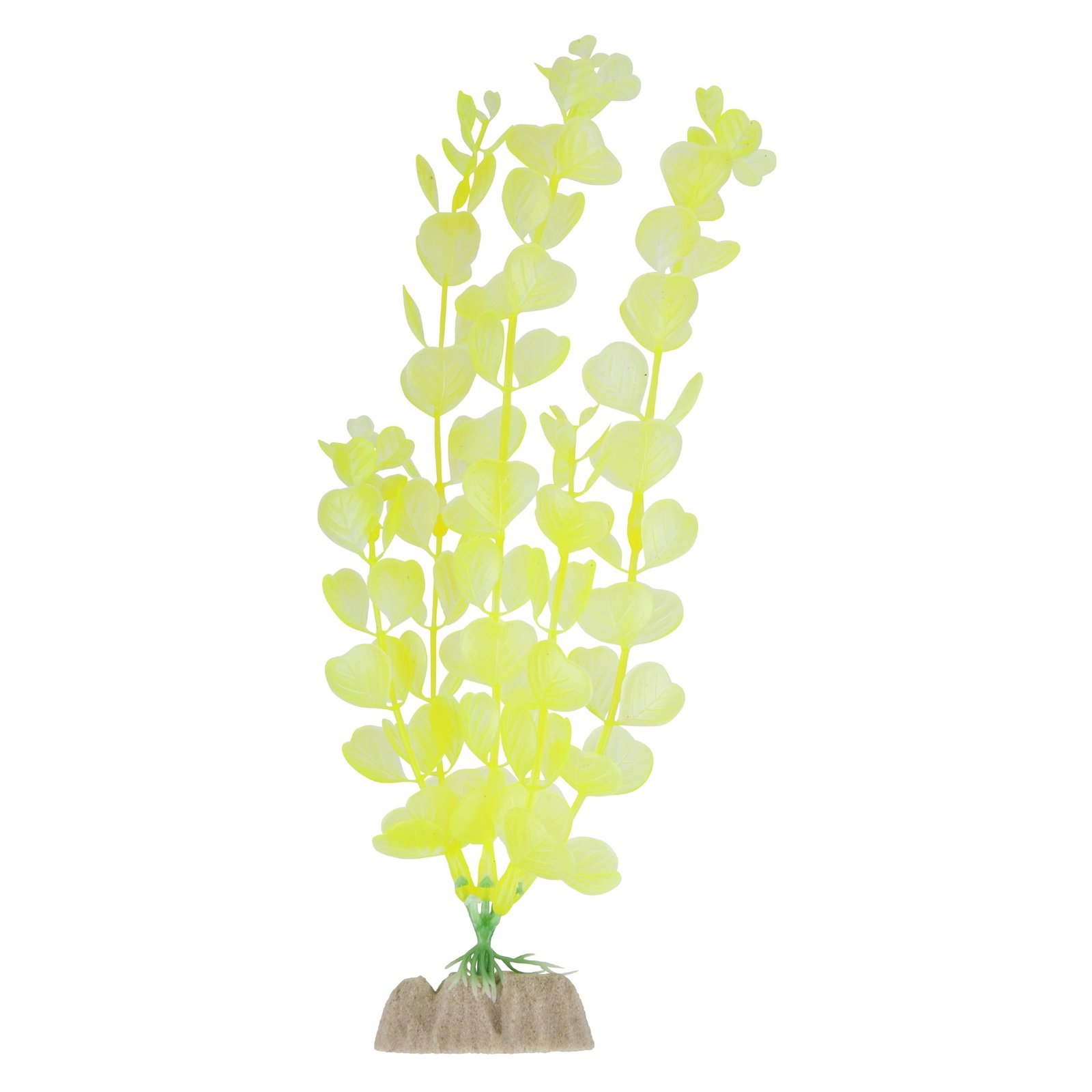 цена GloFish GloFish флуоресцирующее растение, желтое, 20 см (30 г)