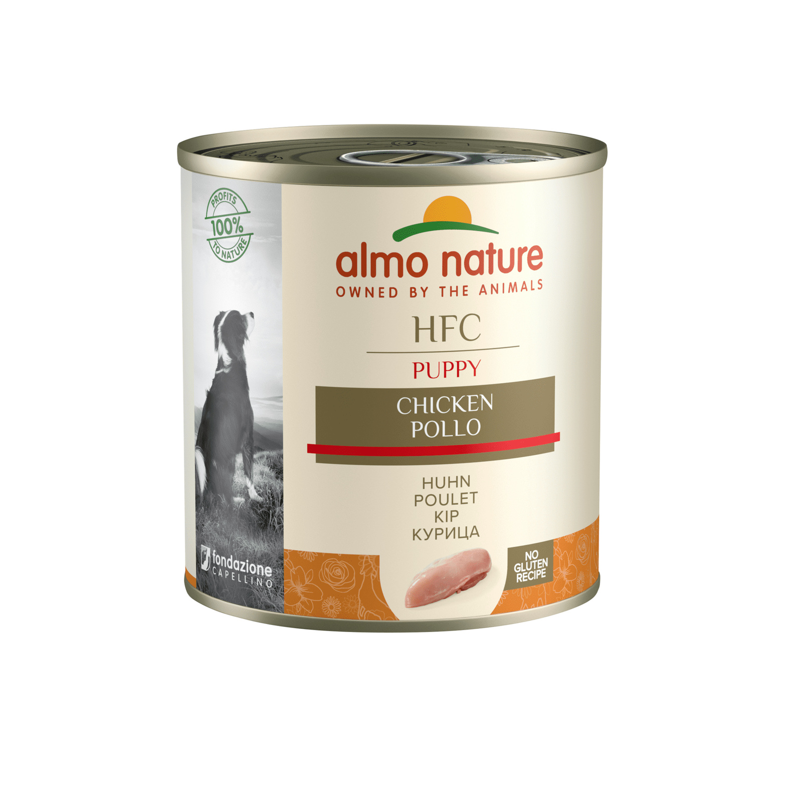 Almo Nature консервы Almo Nature консервы для щенков, с курицей (95 г)