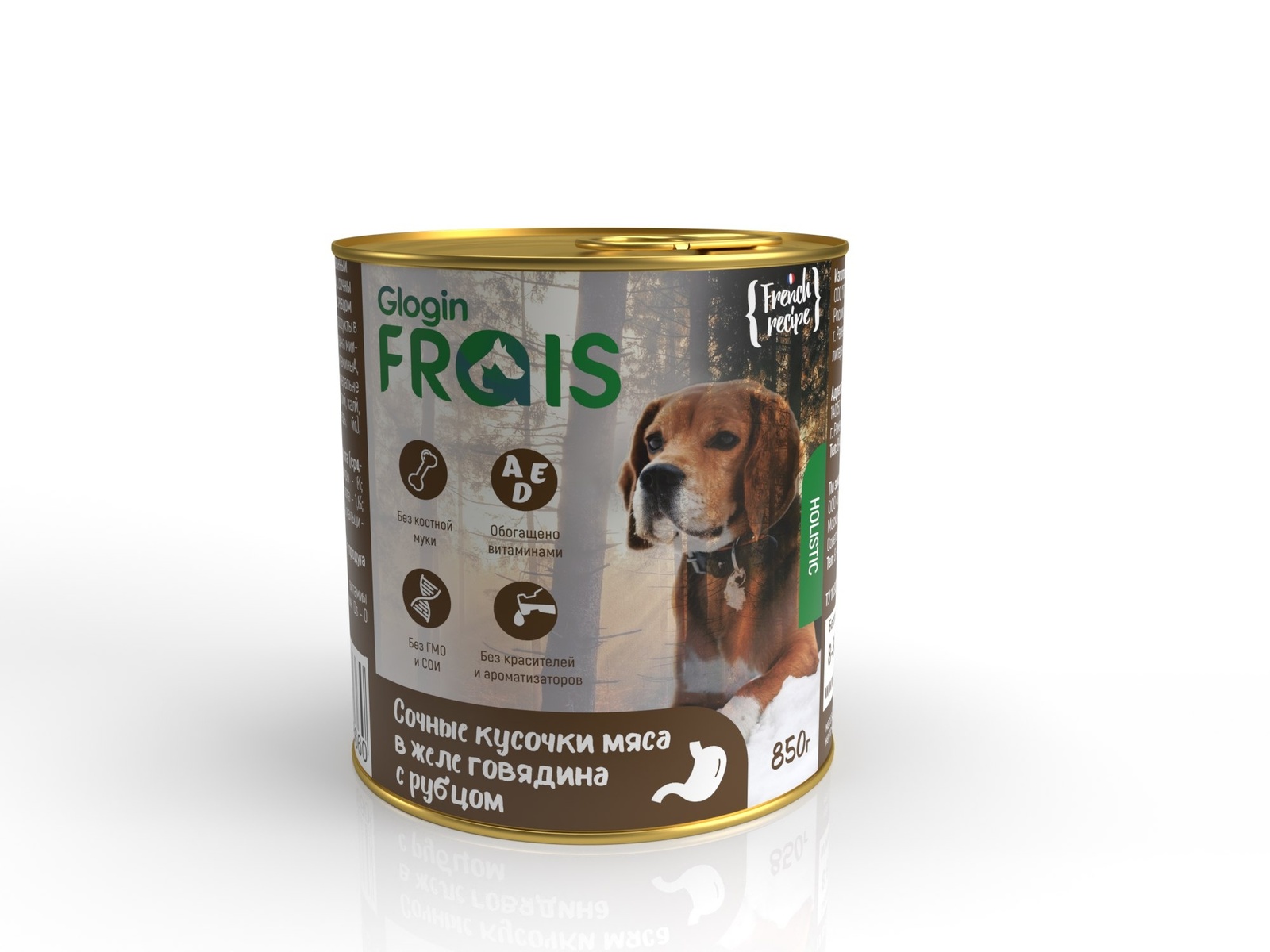 Frais Frais консервы для собак мясные кусочки в желе, с говядиной и рубцом (850 г) дог ланч консервы для собак говядина с рубцом и печенью в желе 2960160863 0 75 кг 19039 2 шт