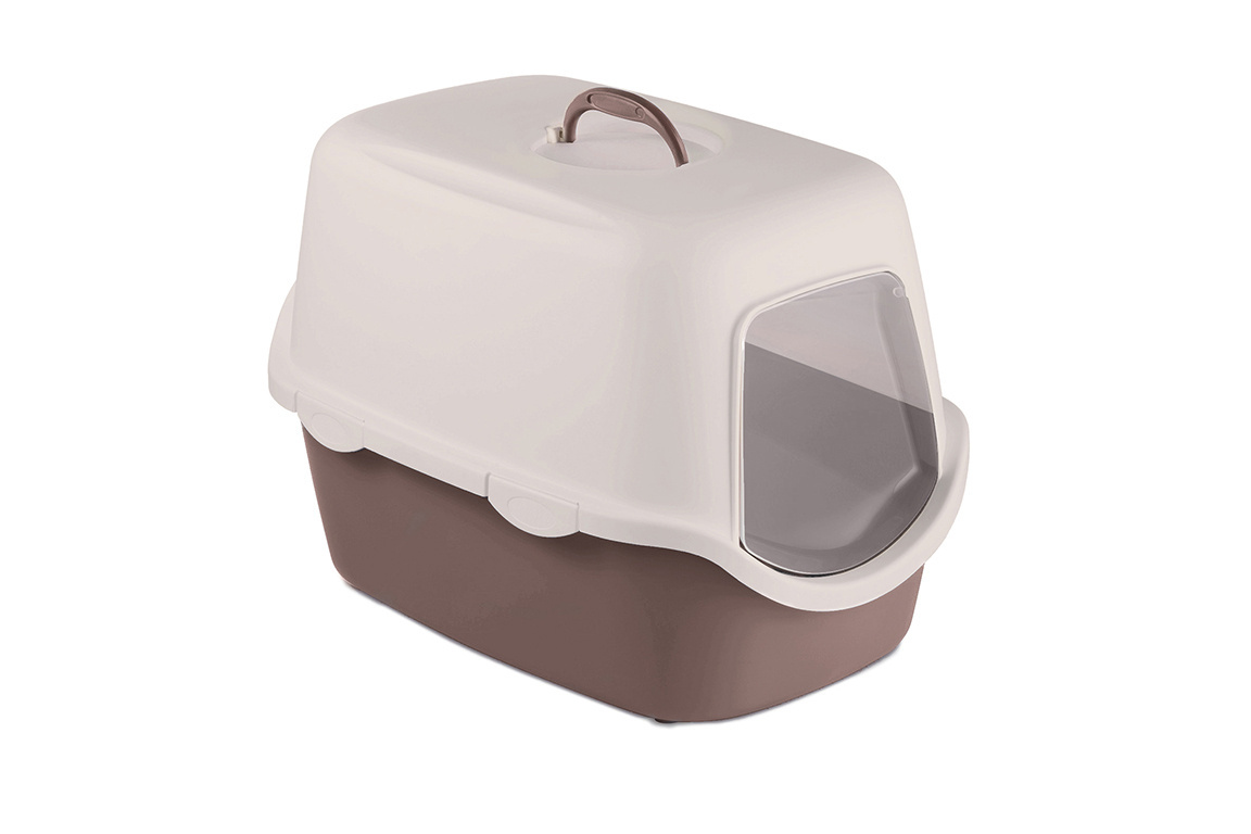 Stefanplast Stefanplast туалет закрытый с угольным фильтром, розово-коричневый (1 кг) trixie туалет домик vico open top 40×40×56 см бирюзовый белый
