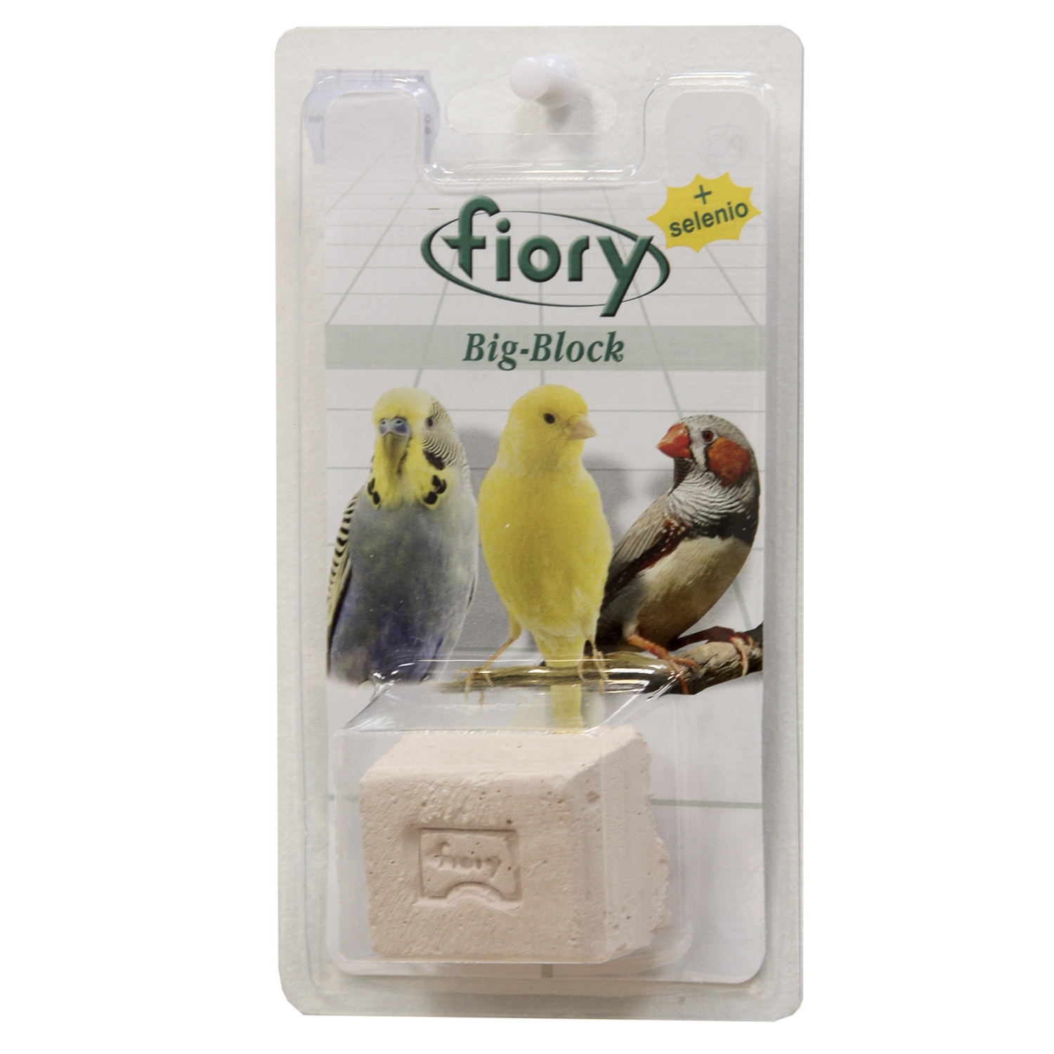 Fiory Fiory био-камень для птиц, с селеном (55 г) био камень для птиц fiory big block с селеном 55