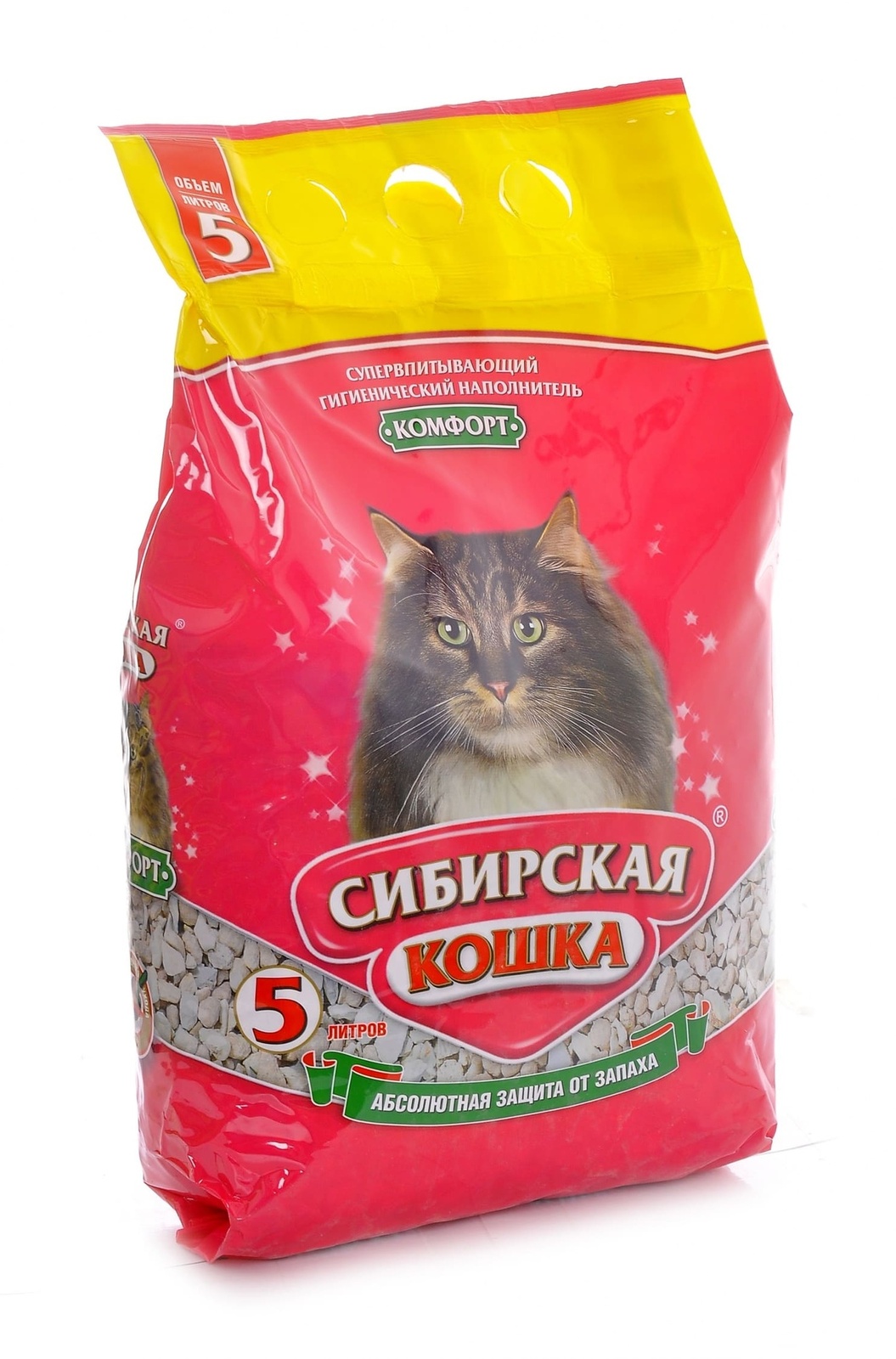 цена Сибирская кошка Сибирская кошка впитывающий наполнитель Комфорт (12 кг)