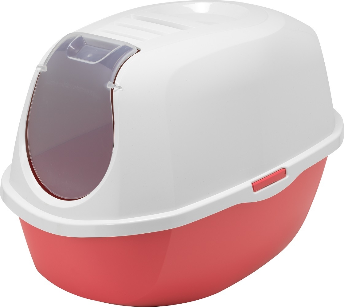 Moderna Moderna туалет-домик SmartCat с угольным фильтром, коралловый (1,2 кг)