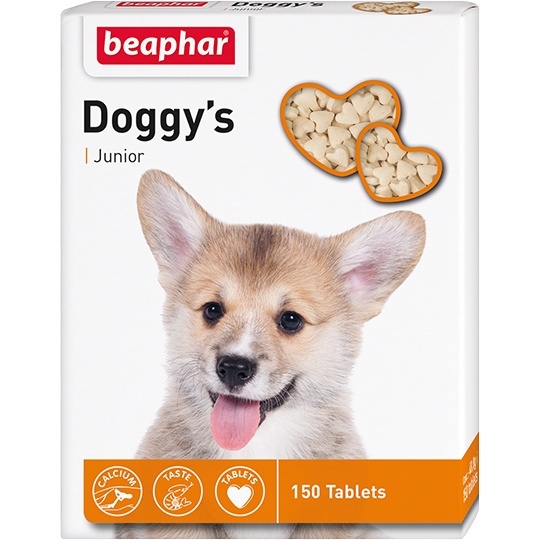 Beaphar Beaphar кормовая добавка для щенков, 150 таб. (49 г) добавка в корм beaphar doggy s mix 180 таб х 1