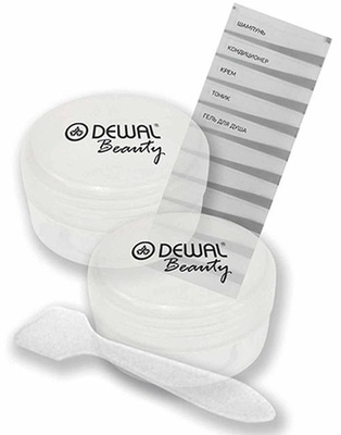 DBTS2C Дорожный набор баночек для путешествий Dewal Beauty. Состав набора: Баночка 10г - 2 шт, лопатка для крема DBTS2C Дорожный набор баночек для путешествий Dewal Beauty. Состав набора: Баночка 10г - 2 шт, лопатка для крема 95038 DEWAL