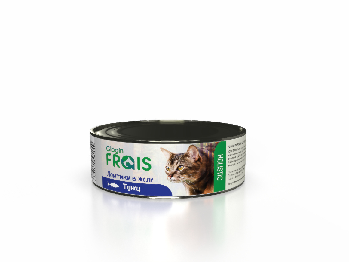 Frais консервы для кошек ломтики в желе, тунец (100 г)
Frais консервы для кошек ломтики в желе, тунец (100 г)