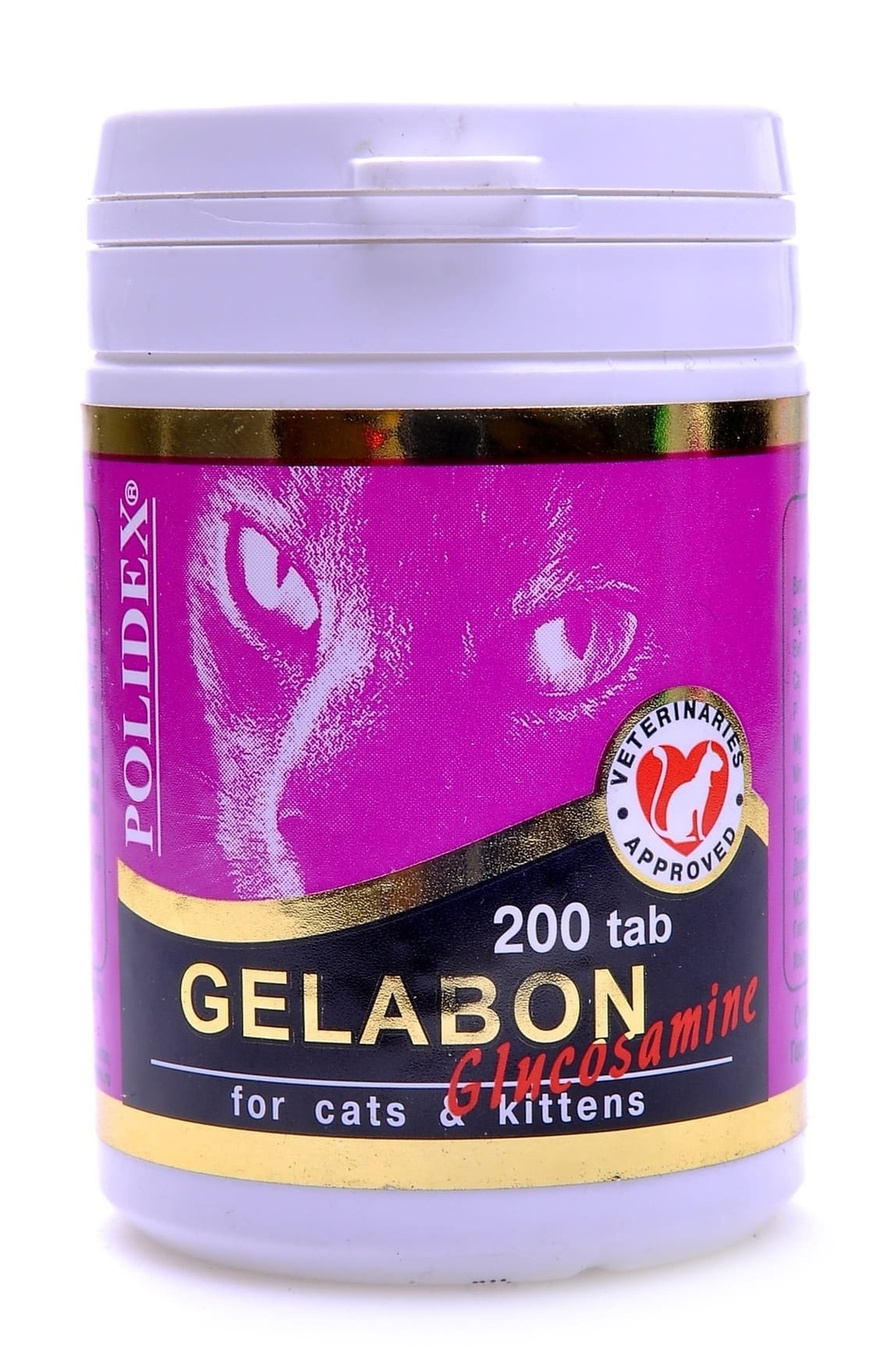 витамины для кошек polidex гелабонт80таб Polidex Polidex витамины для кошек профилактика и лечение заболеваний суставов, 200 таб. (75 г)