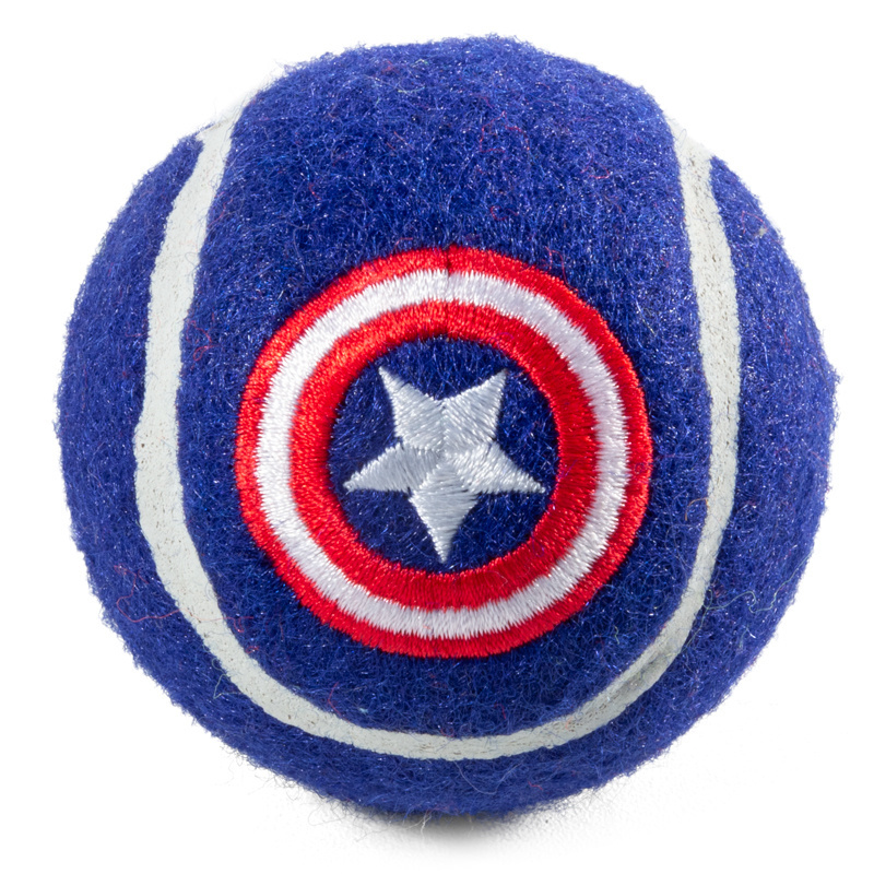 Triol Marvel Triol Marvel игрушка для собак Marvel Капитан Америка «Мяч теннисный» (49 г)