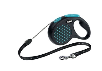 Рулетка-трос для собак, 5 м, голубая Рулетка-трос для собак, 5 м, голубая