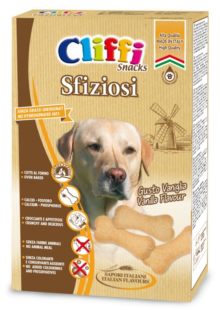 Cliffi (Италия) Cliffi (Италия) лакомство для собак Бисквиты с кальцием (400 г) cliffi италия cliffi италия лакомство для собак деликатное пищеварение 100 г