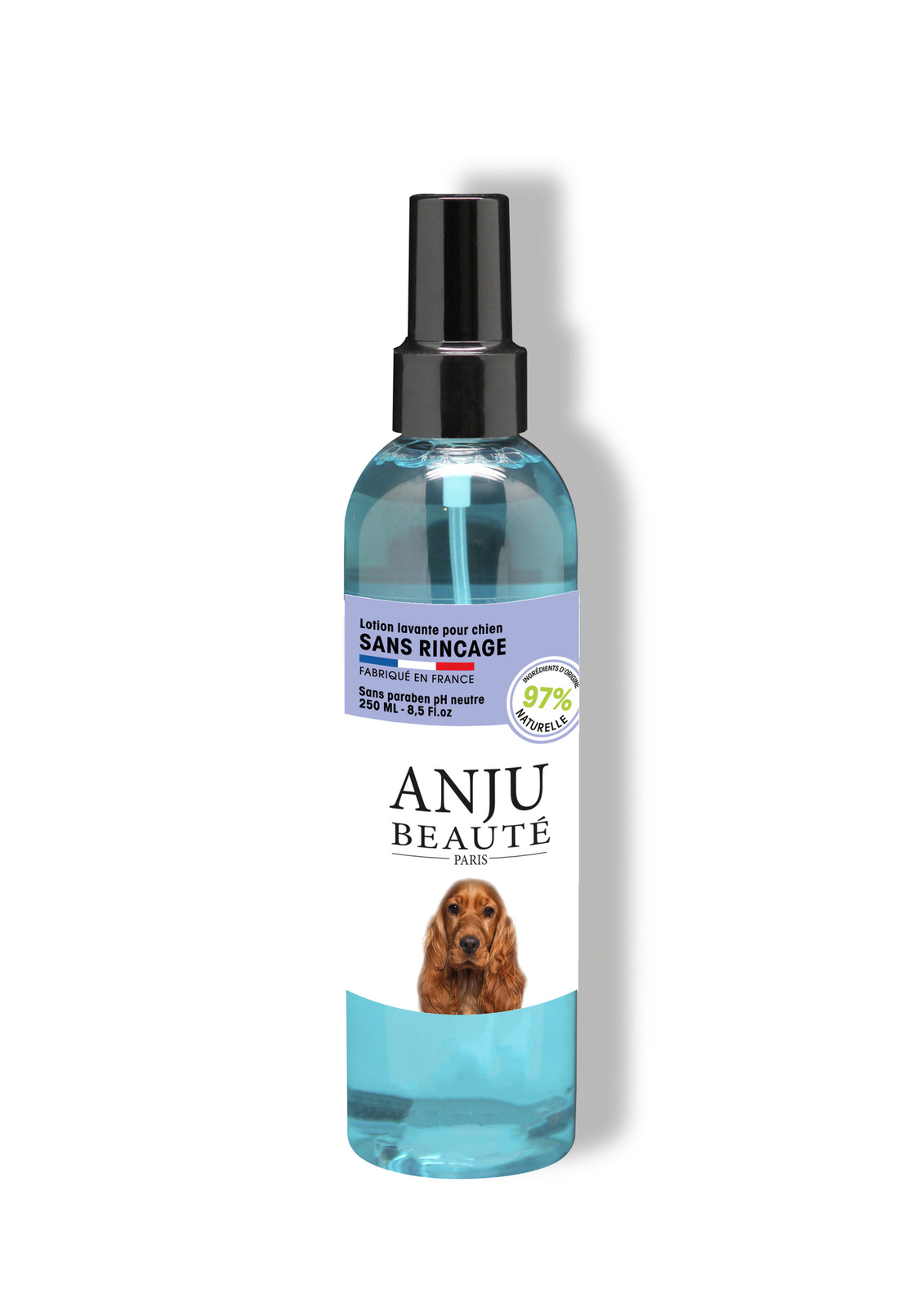 Anju Beaute Anju Beaute спрей для собак очищающий без ополаскивания, 250 мл (250 г) anju beaute anju beaute спрей для собак для облегчения расчесывания 250 мл 250 г