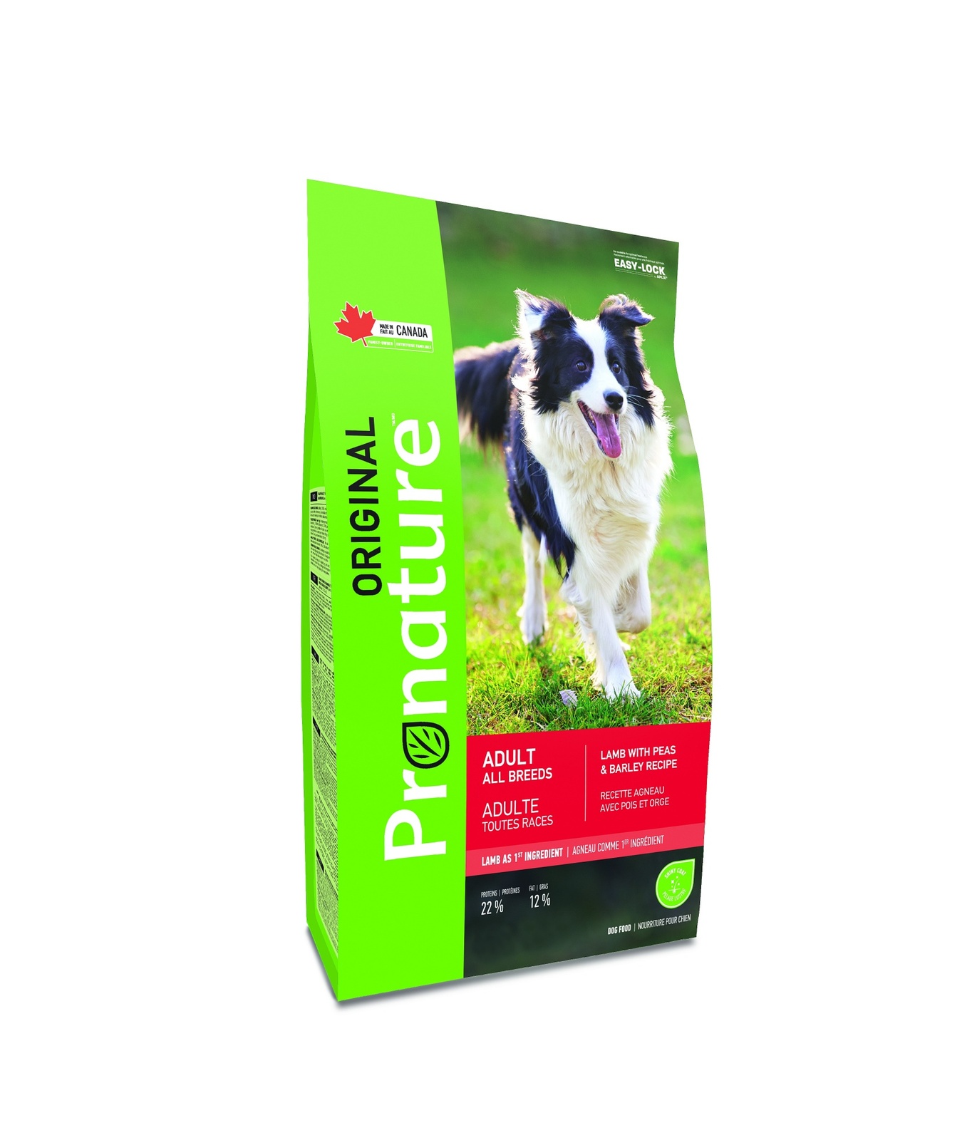 Корм Pronature для собак всех пород, ягненок и ячмень (18 кг) 