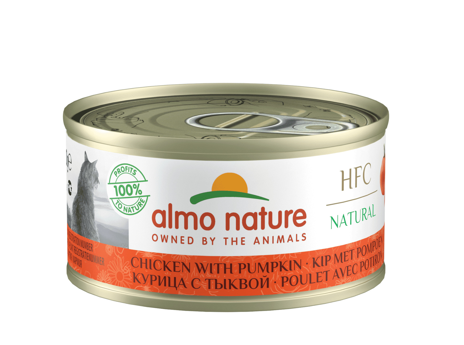 Almo Nature консервы Almo Nature консервы для кошек с курицей и тыквой, 75% мяса (70 г) консервы для кошек almo nature legend с курицей и сыром 75% 70 г