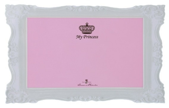 Trixie Trixie коврик под миску My Princess, розовый (44×28 см) trixie trixie коврик под миску с рисунком лапки 44 х 28 см белый 80 г
