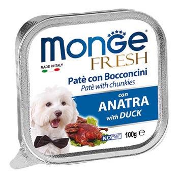 Monge консервы для собак, с уткой (100 г)