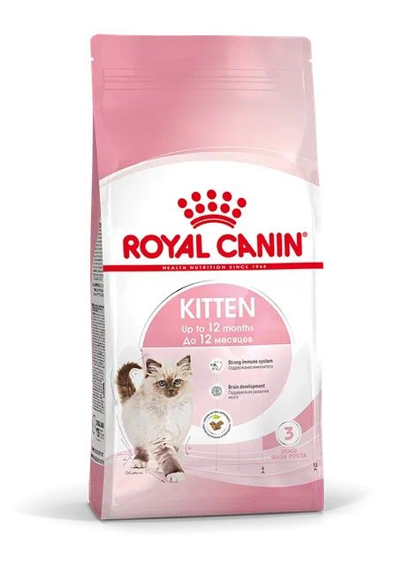 цена Royal Canin Royal Canin корм сухой полнорационный для котят в период второй фазы роста в возрасте до 12 месяцев (10 кг)