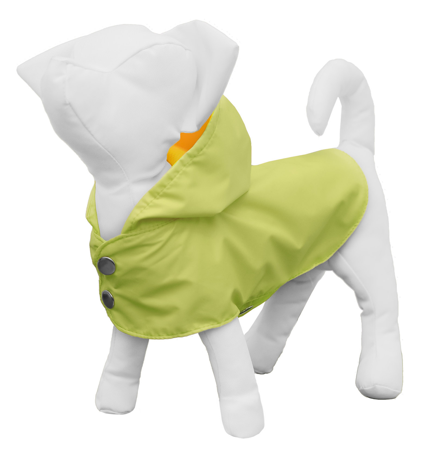 Yami-Yami одежда дождевик-плащ для собак, салатовый (L)