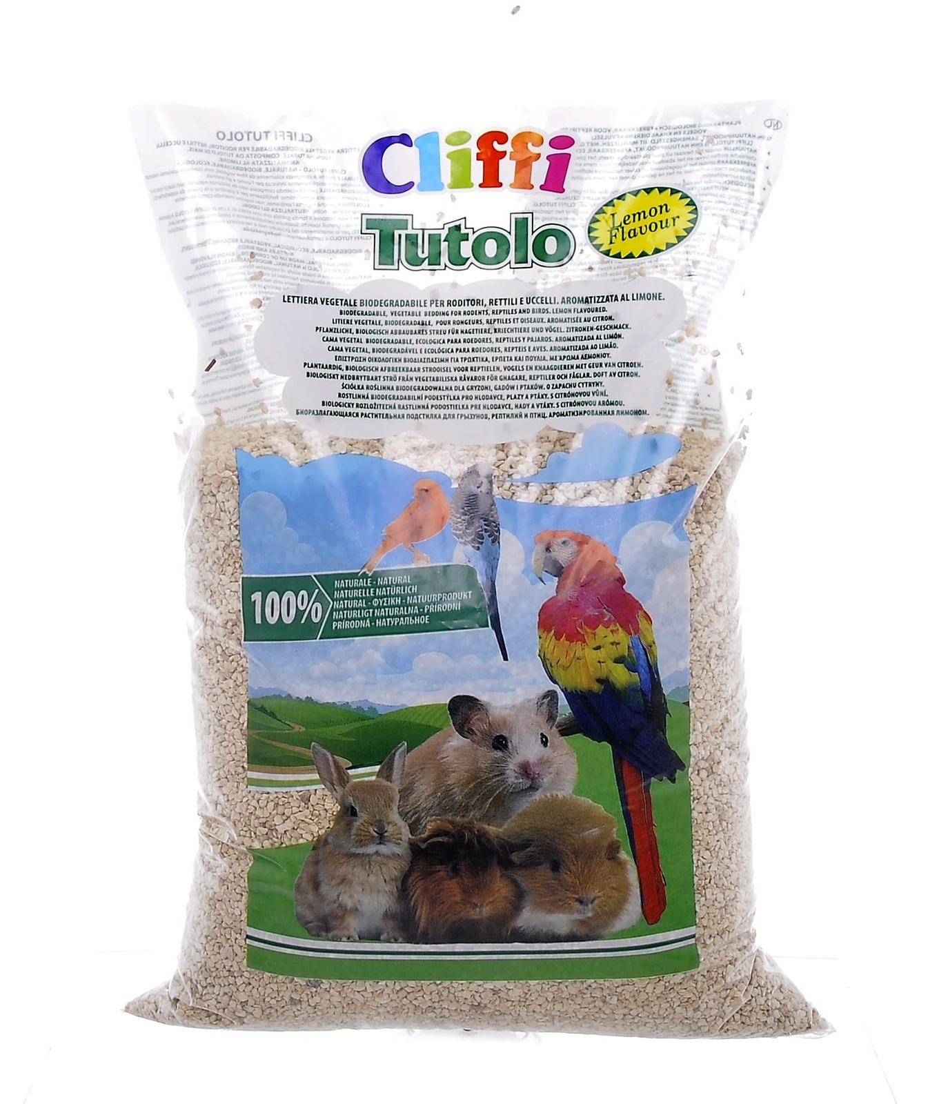 Cliffi (Италия) Cliffi (Италия) кукурузный наполнитель Цитрус для грызунов: 100% органик (4,5 кг)