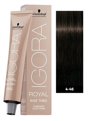 Краска для волос Igora Royal Нюд 4-46 Краска для волос Igora Royal Нюд 4-46 29656 Schwarzkopf Professional