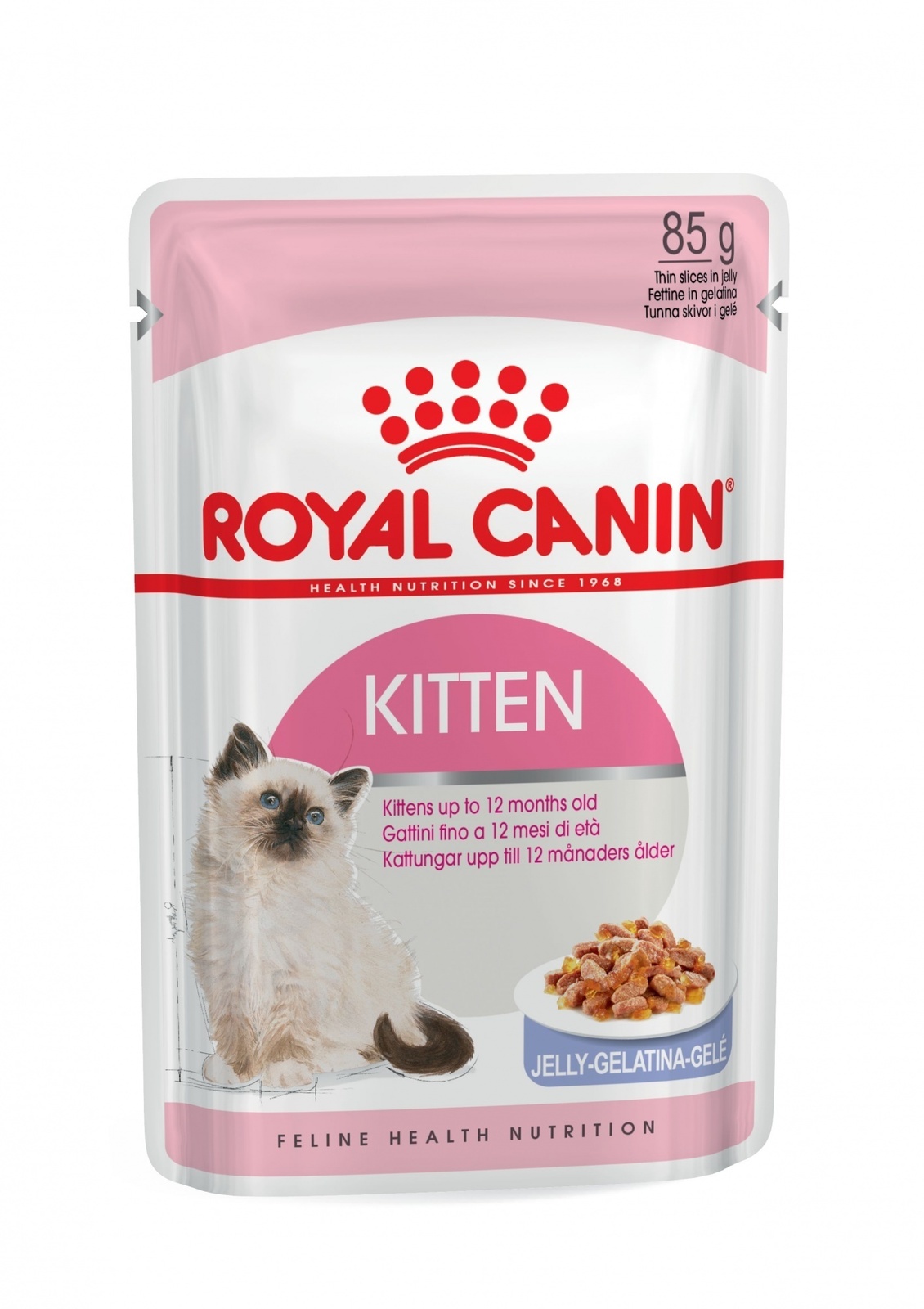 Royal Canin кусочки в желе для котят: 4-12 месяцев (85 г)