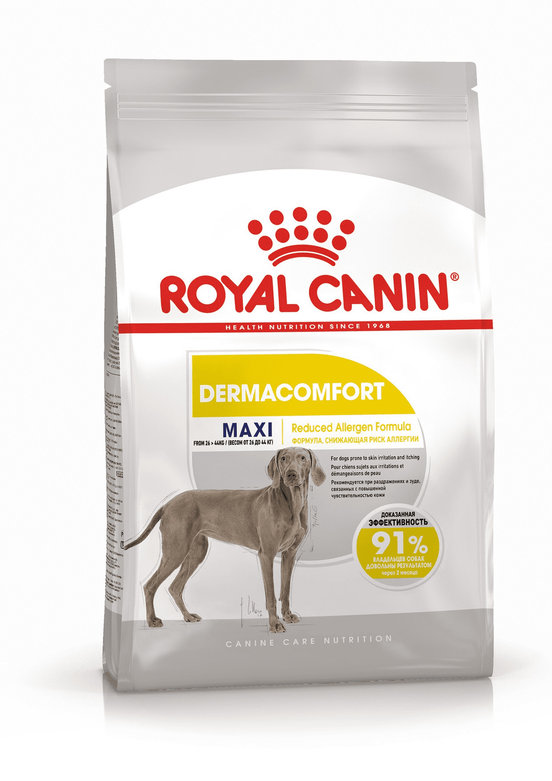 Корм Royal Canin корм для собак крупных пород, склонных к кожным раздражениям и зуду (10 кг)