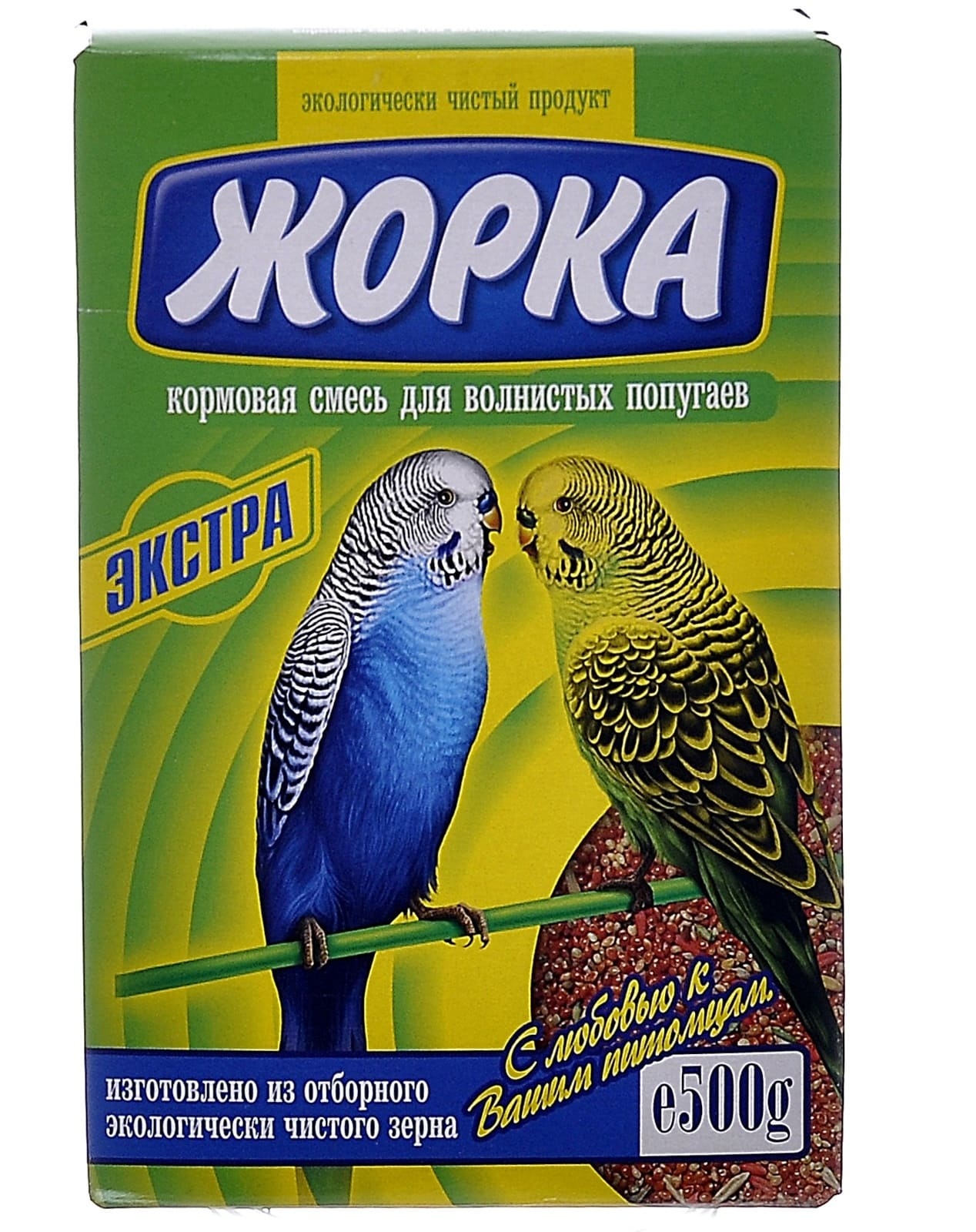 жорка жорка lux для волнистых попугаев экстра пакет 450 г Жорка Жорка для волнистых попугаев Экстра (500 г)