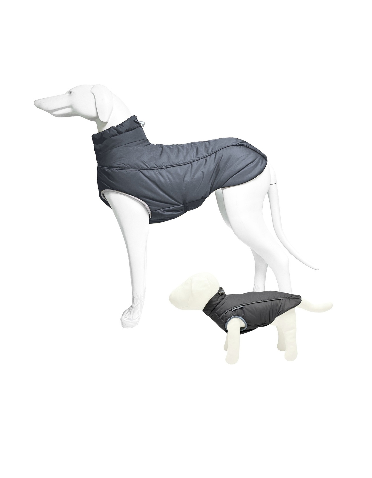 OSSO OSSO жилет зимний для собак Аляска (темно-серый) (40 см) манекен портновский на стойке детский 76×68×78 см длина 55 цвет чёрный