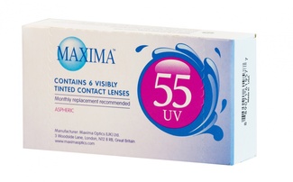 Линзы 55 УВ на 1мес., 6шт. Линзы 55 УВ на 1мес., 6шт. 04597 Maxima Optics