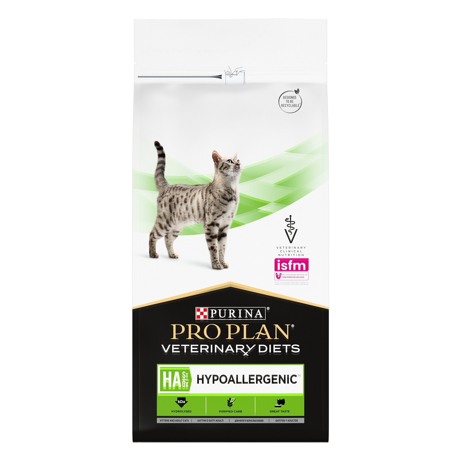 Purina (вет. корма) Purina (вет. корма) для котят и взрослых кошек для снижения пищевой непереносимости ингредиентов и питательных веществ (325 г)