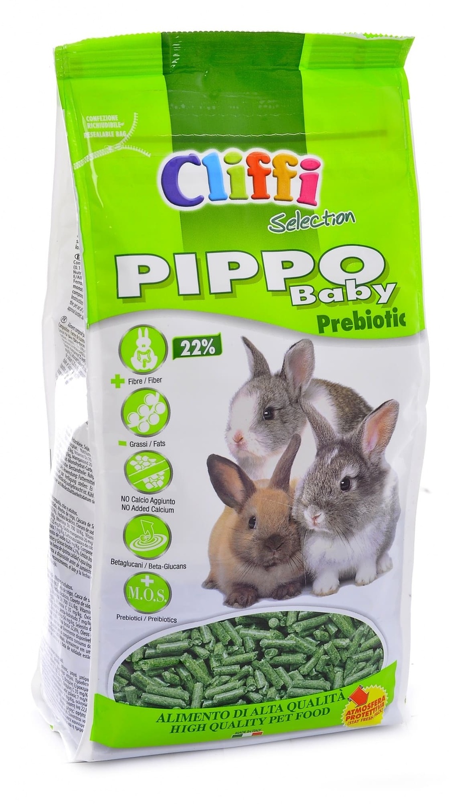 Cliffi (Италия) Cliffi (Италия) корм для крольчат и молодых кроликов пребиотик (900 г)