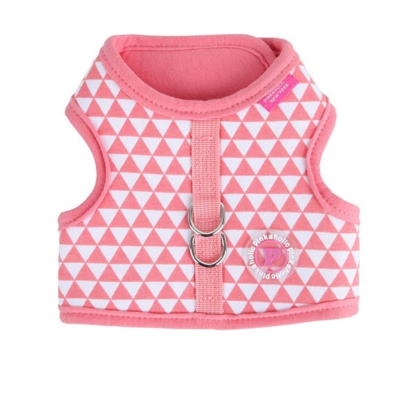 Pinkaholic Pinkaholic жилетка-шлейка с узором треугольники, розовый (L)