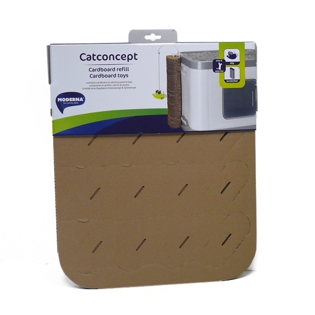 Moderna картонная когтеточка для Cat Concept - сменный блок (300 г) 