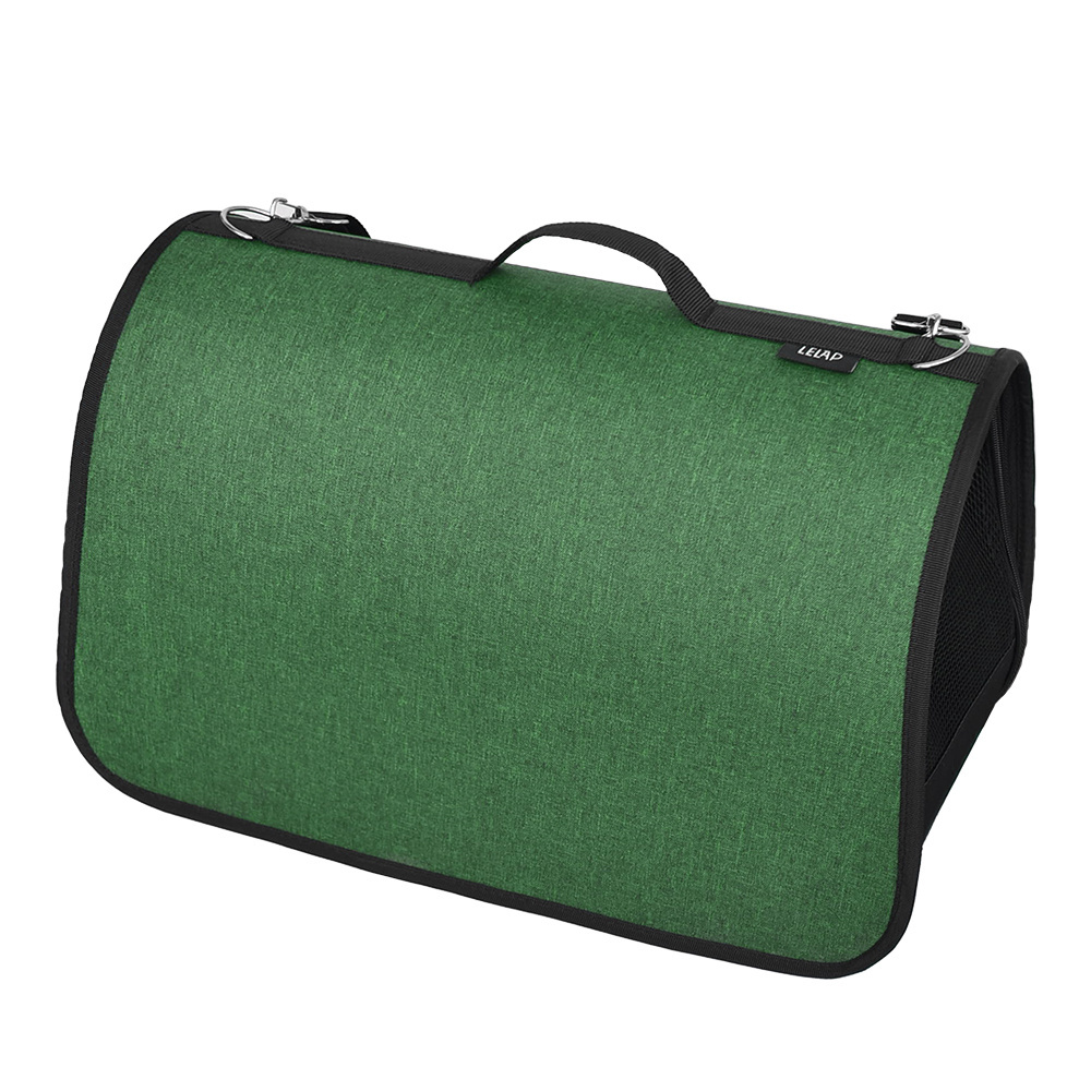 Lelap транспортировка сумка-переноска "Папильон" для животных, зеленый (S) 