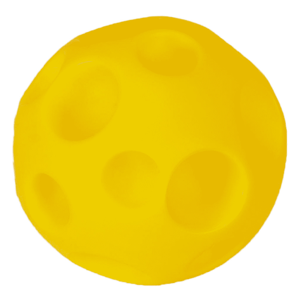 Tappi Tappi игрушка для собак Мяч-луна, желтый (Ø 6.5 см) tappi tappi игрушка фюссен мячики с шипами 4 шт 40 г