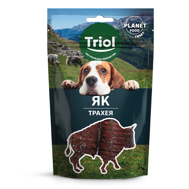 Triol (лакомства) Triol (лакомства) лакомство для собак Трахея яка (40 г) triol лакомства triol лакомства аппетитные колбаски из говядины для собак 40 г
