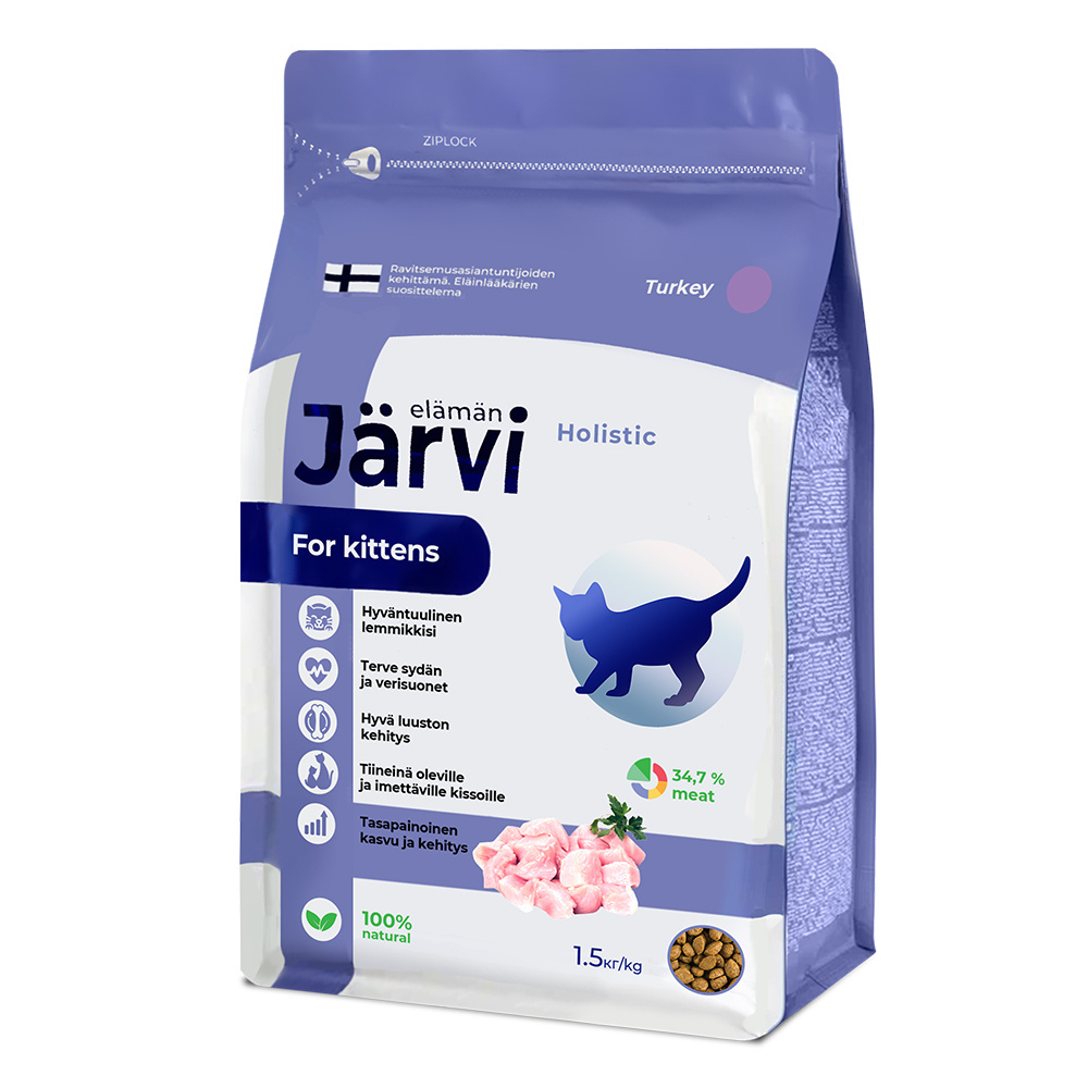 Jarvi Jarvi сухой корм для котят с индейкой (1,5 кг)