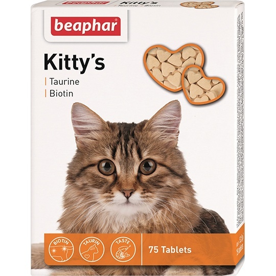 Beaphar Beaphar кормовая добавка с биотином и таурином для кошек (72 г) добавка в корм beaphar malt paste для кошек 25 г