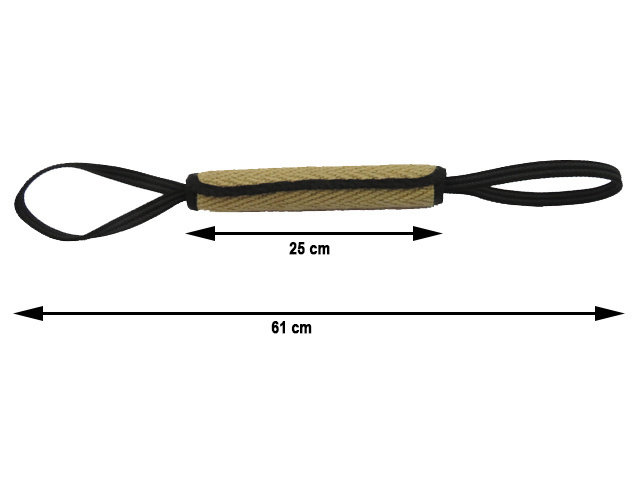 BOW WOW BOW WOW джутовая палка с двумя прорезиненными ручками (натуральная) (250 г) bow wow bow wow натуральная джутовая кость с черной тканью 20х7 см