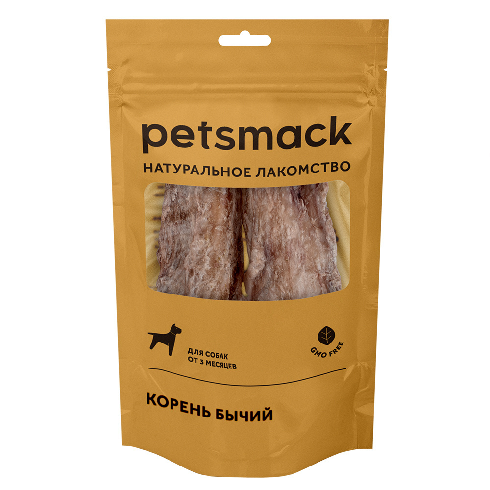 цена Petsmack лакомства Petsmack лакомства корень бычий (65 г)