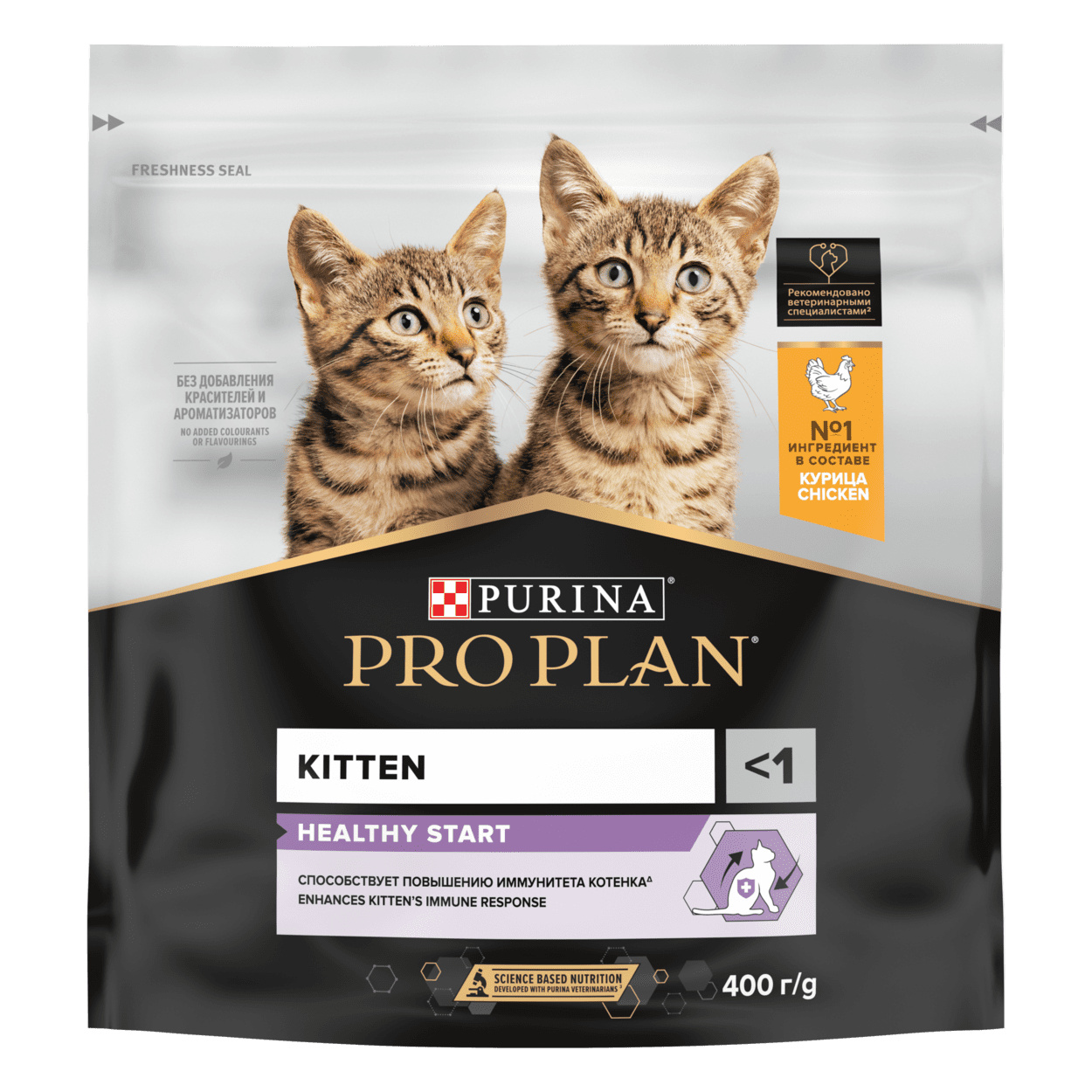 Purina Pro Plan Purina Pro Plan для котят до года, с высоким содержанием курицы (400 г)