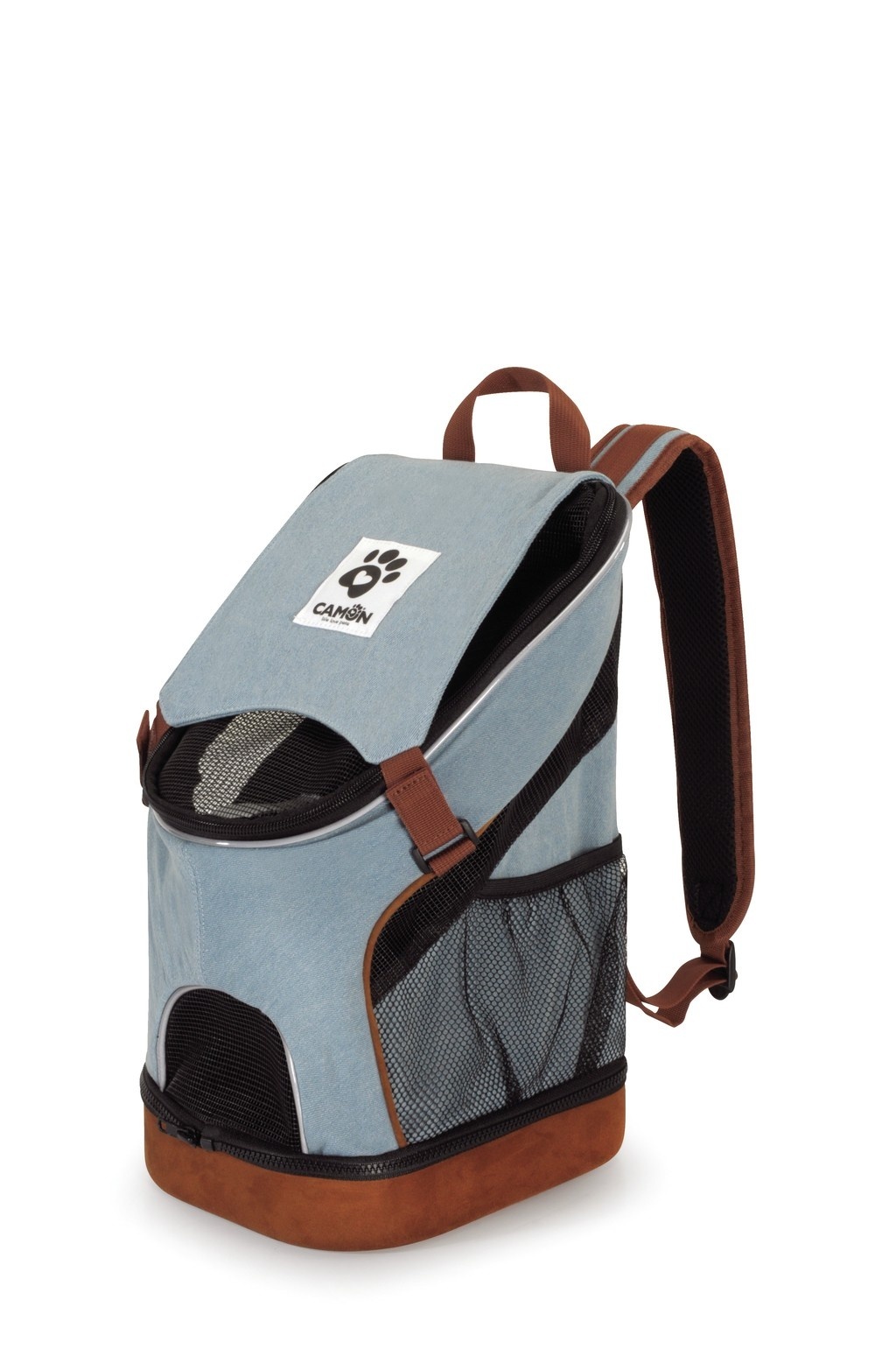 Camon Camon рюкзак-переноска спортивный для животных Denim (20*23*42)
