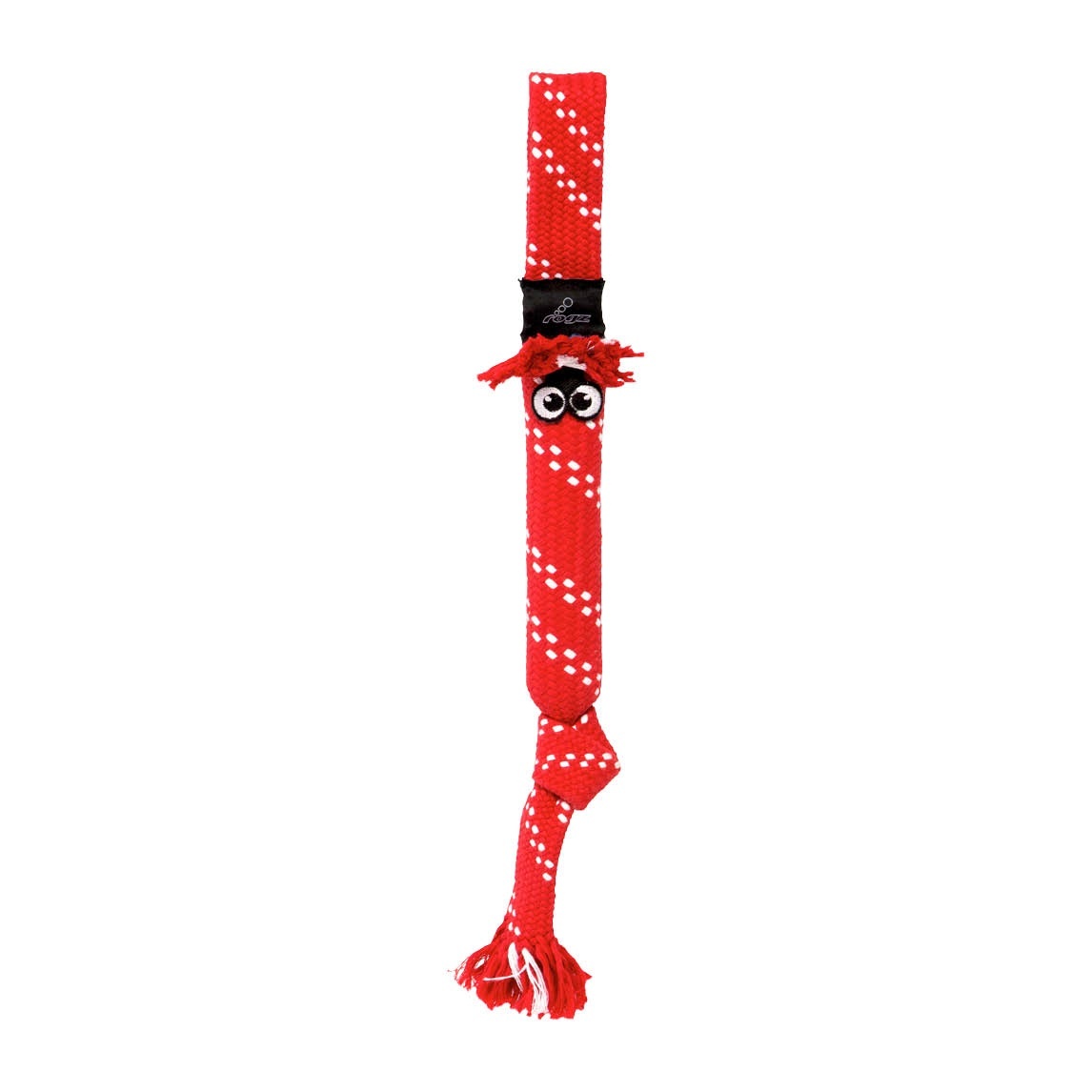 Rogz Rogz игрушка веревочная шуршащая SCRUBZ, красный (M) rogz игрушка для собак rogz scrubz m веревочная шуршащая сосиска лайм 440 мм