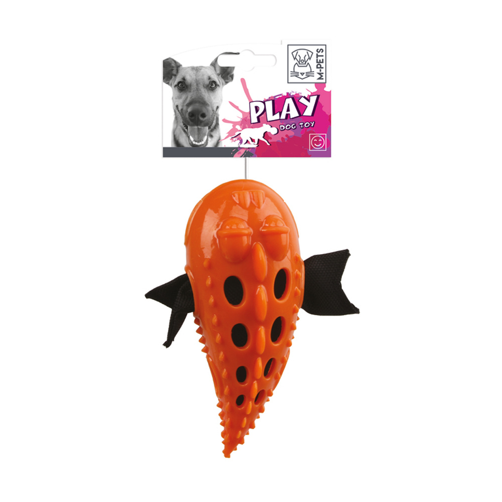 MPets игрушка ГОЛОВАСТИК комбинированная 18.5 см (оранжевый) (125 г)