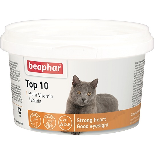 Beaphar Beaphar мультивитамины для кошек, 180 таб. (170 г) beaphar beaphar мультивитамины для кошек 75 таб 49 г