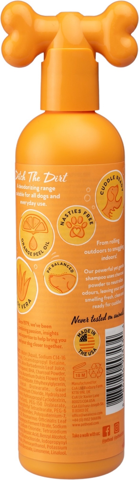 Pet Head шампунь дезодорирующий "Грязный разговор" с ароматом апельсина (300 мл) 