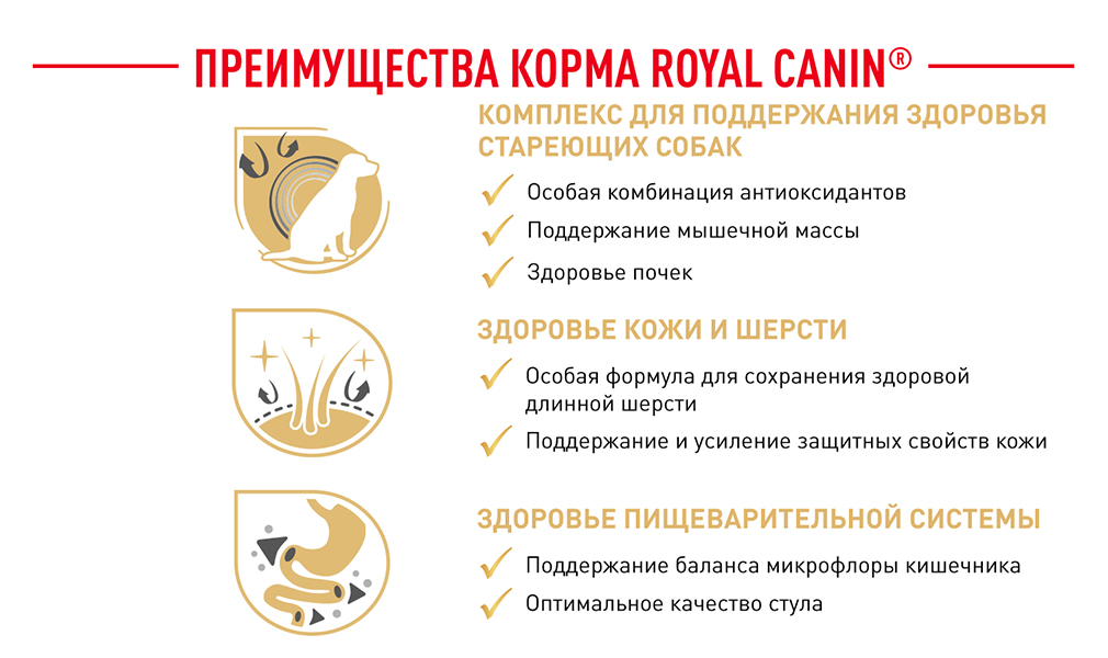 Преимущества корма Royal Canin